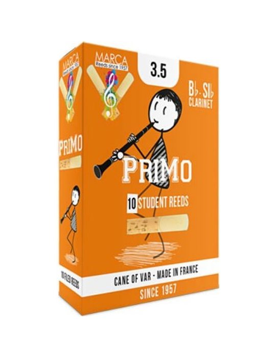Caja 10 Cañas Clarinete Marca Primo 3½