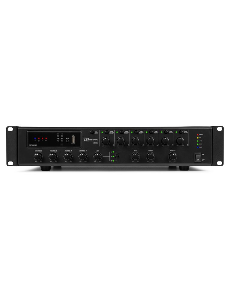 PMP360 Amplificador mezclador para instalación 360W 6 zonas