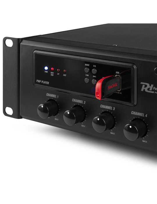 PMP360 Amplificador mezclador para instalación 360W 6 zonas