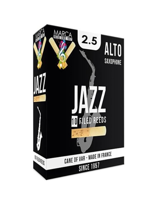 Caja 10 Cañas Saxo Alto Marca Jazz Filed 2½