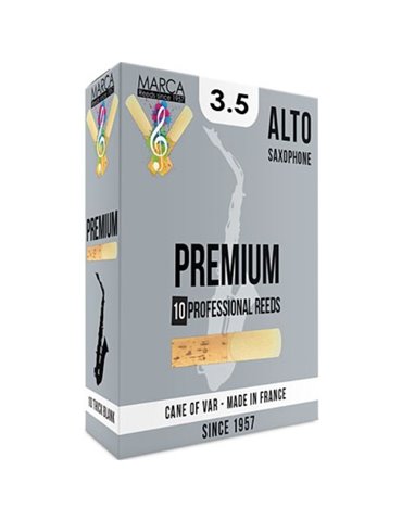 Caja 10 Cañas Saxo Alto Marca Premium 3½