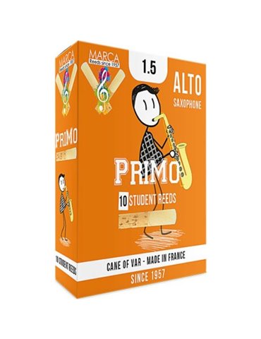 Caja 10 Cañas Saxo Alto Marca Primo 1½