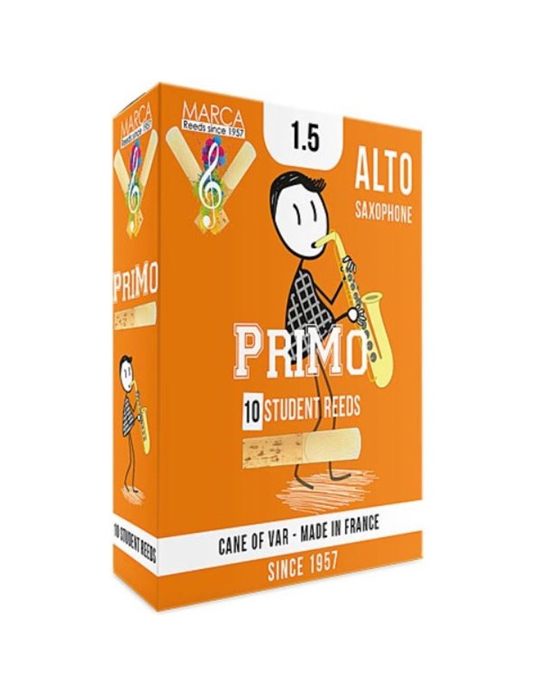 Caja 10 Cañas Saxo Alto Marca Primo 1½