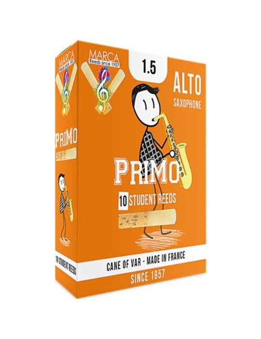 Caja 10 Cañas Saxo Alto Marca Primo 1½