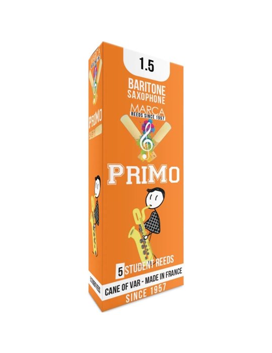 Caja 5 Cañas Saxo Barítono Marca Primo 1½