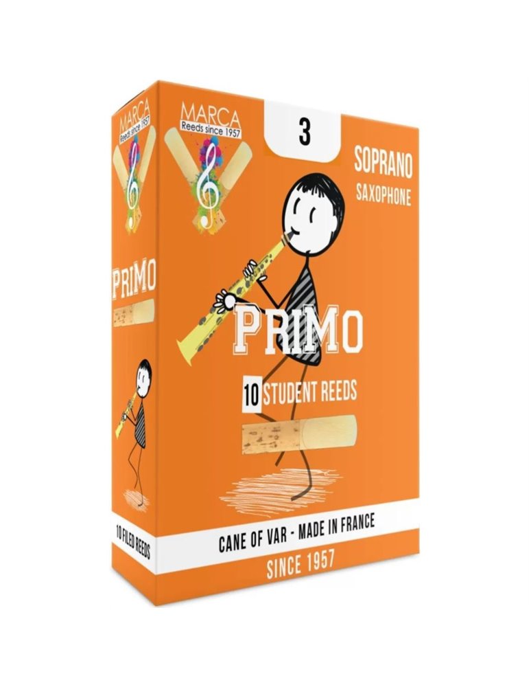 Caja 10 Cañas Saxo Soprano Marca Primo 3