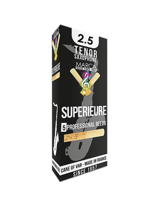 Caja 5 Cañas Saxo Tenor Marca Superieure 2½