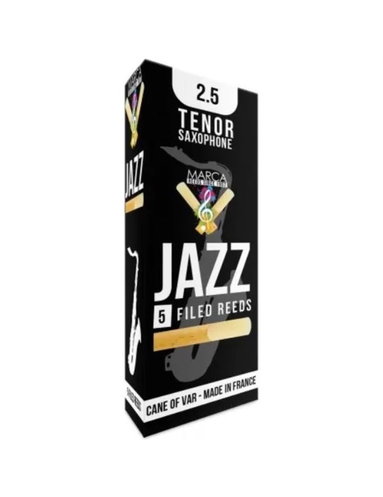 Caja 5 Cañas Saxo Tenor Marca Jazz Filed 2½