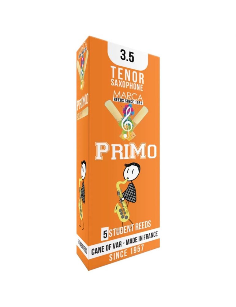 Caja 5 Cañas Saxo Tenor Marca Primo 3½