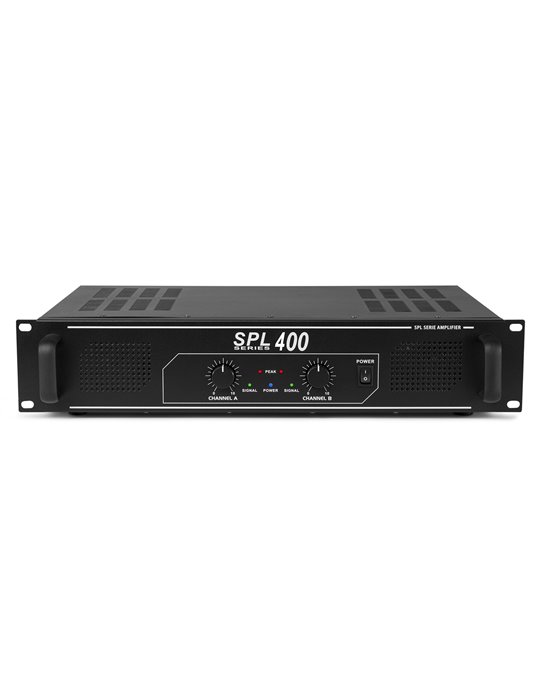 SPL400 amplificador 2x 200W Negro