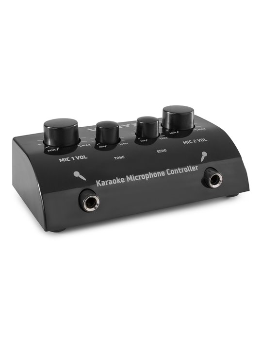AV430B Controlador micrófonos Karaoke Negro