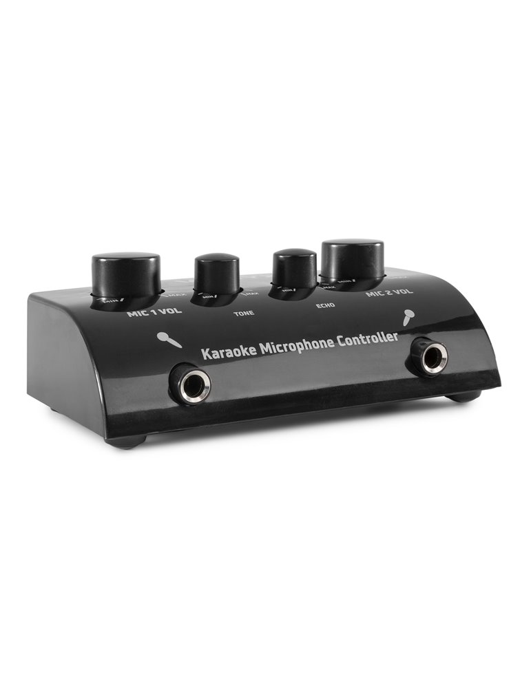 AV430B Controlador micrófonos Karaoke Negro