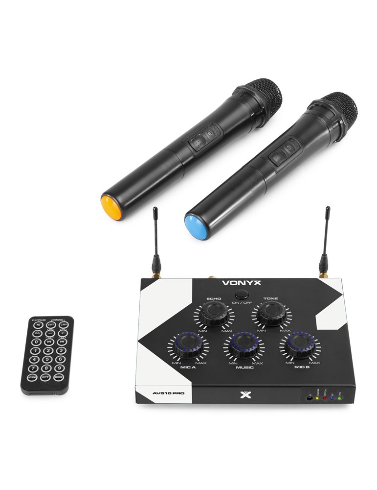 AV510 Controlador de micros Karaoke Pro