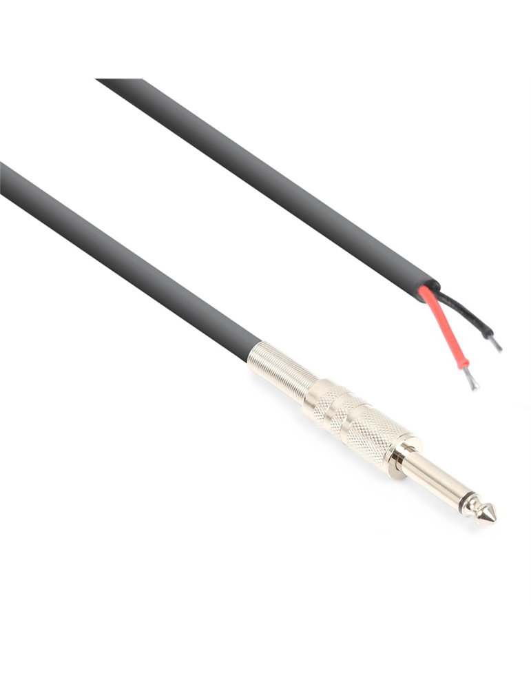CX410-6 Cable de altavoz jack 6.3mm Mono – cable abierto 6.0m