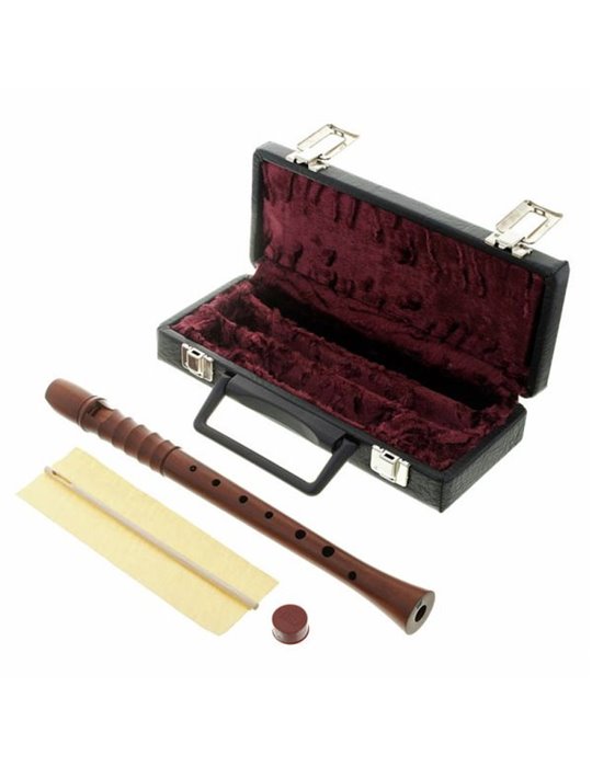 Flauta Dulce Soprano Digitación Barroca Moeck 8250 Kynseker Ciruelo