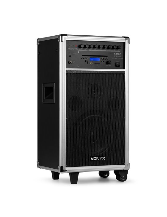 ST100 MK2 Sistema Portatil 8" BT/CD/MP3/UHF