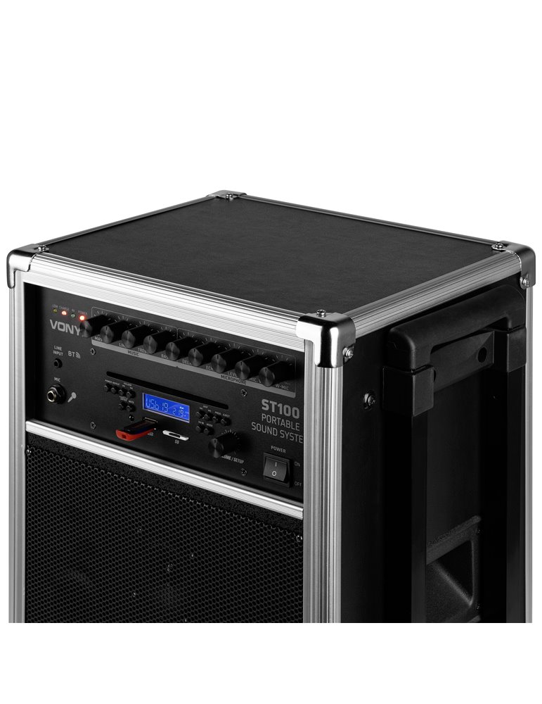 ST100 MK2 Sistema Portatil 8" BT/CD/MP3/UHF