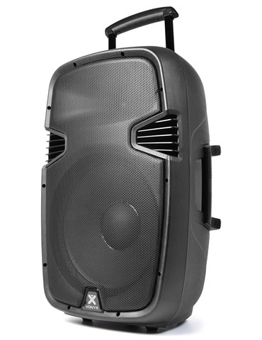 SPJ-PA915 Bafle movil activo ABS 15" 2 micros UHF/USB/MP3 2
