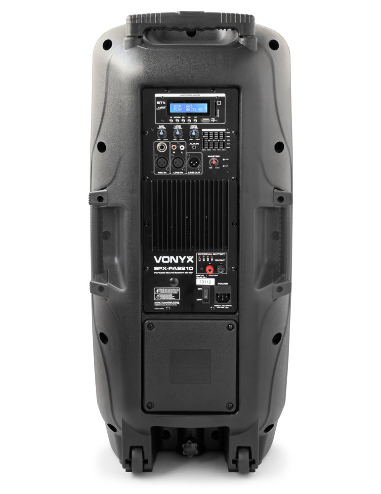 SPX-PA9210 Sistema Portatil de Sonido ABS 2x10"