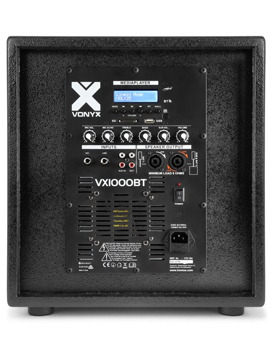 VX1000BT Sistema Activo 2.2