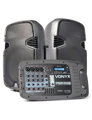 PSS302 Set Portatil 10" SD/USB/MP3/BT con Tripode 2