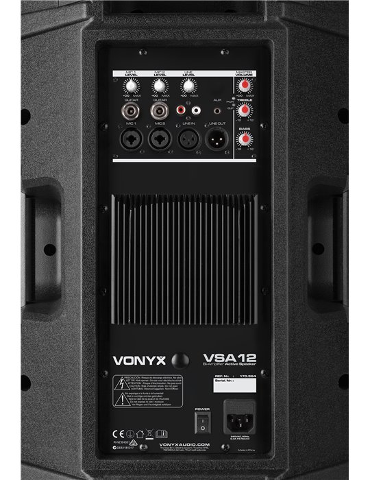 VSA12 Altavoces activos Bi-Amplificados 12" 800W
