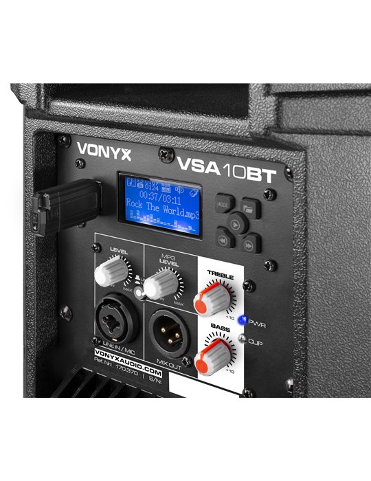 VSA10BT Altavoces activos Bi-Amplificados 10" 500W BT/MP3