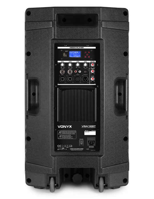 VSA12BT Altavoces activos Bi-Amplificados 12" 800W BT/MP3