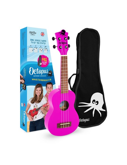 Ukelele Soprano Octopus UK-205PKS Rosa
