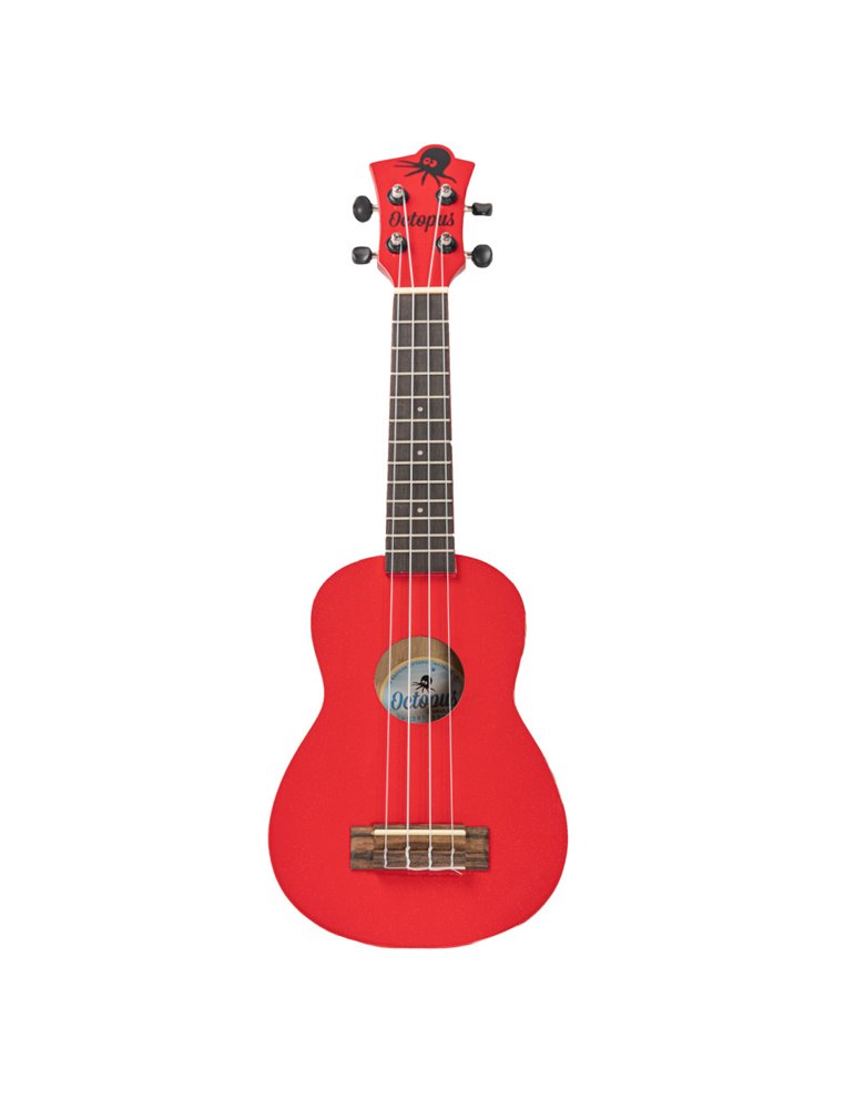 Ukelele Soprano Octopus UK-205RDS Rojo