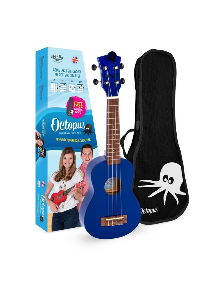 Ukelele Soprano Octopus UK-205DBS Azul Marino