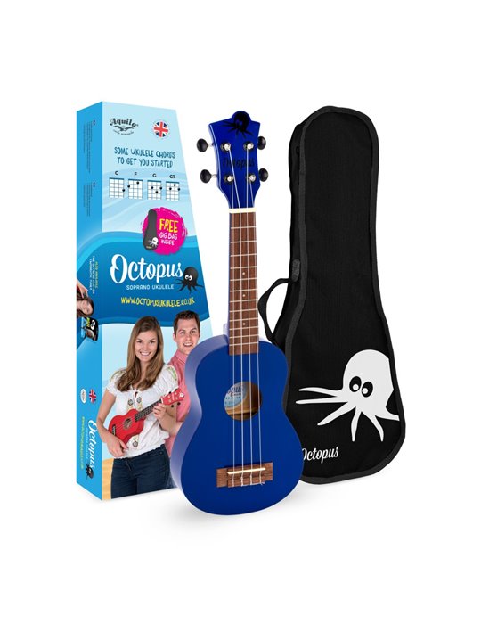 Ukelele Soprano Octopus UK-205DBS Azul Marino