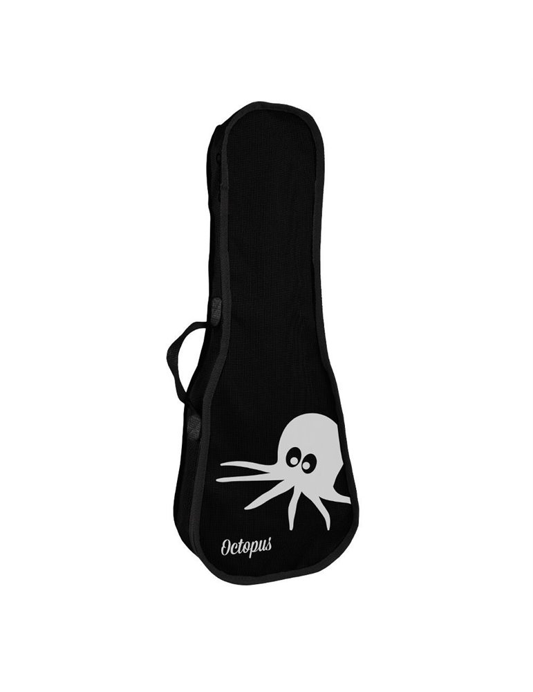 Funda Octopus Ukelele Soprano Negra