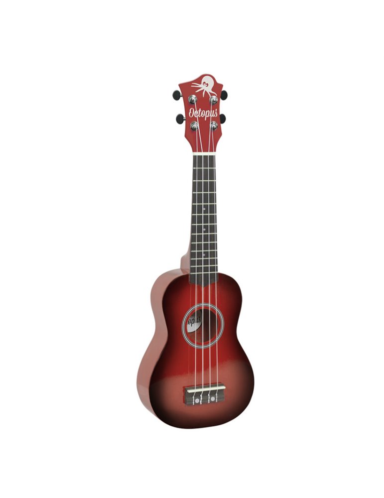 Ukelele Soprano Octopus UK-205RDB Rojo Burst
