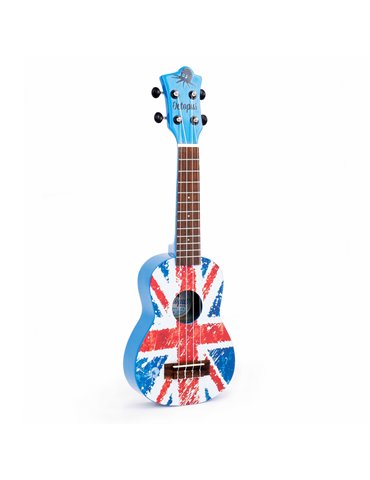 Ukelele Soprano Octopus UK-205UJB Union Jack Azul 2