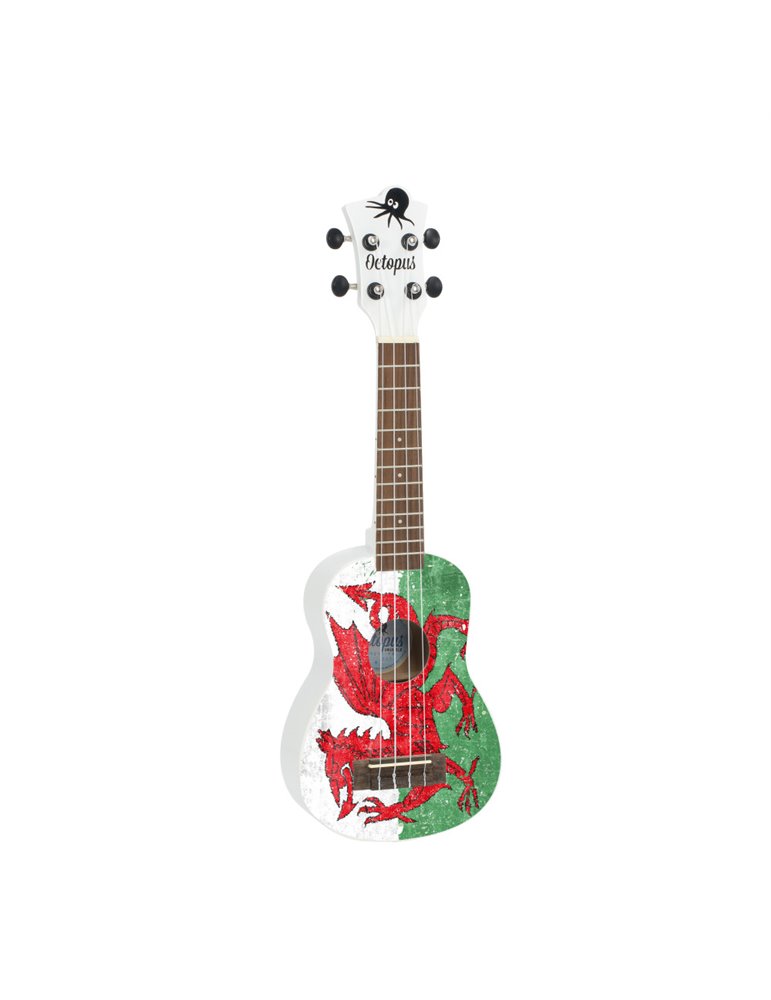 Ukelele Soprano Octopus UK-205WEL Welsh Flag