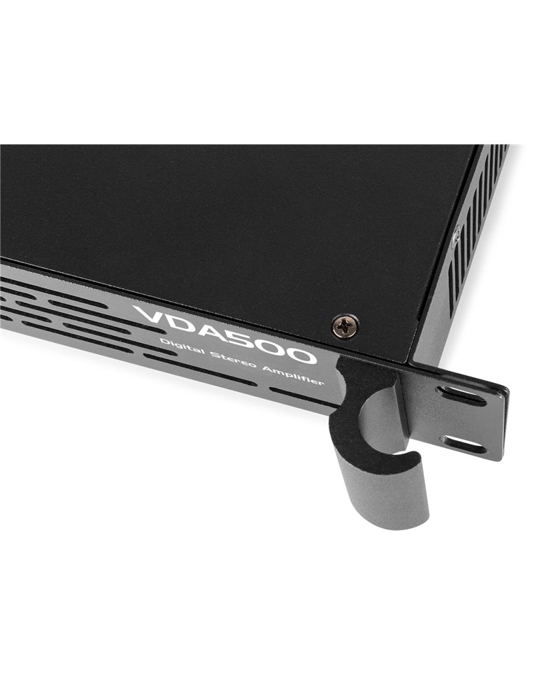 VDA500 Amplificador PA 1U 2x 250W