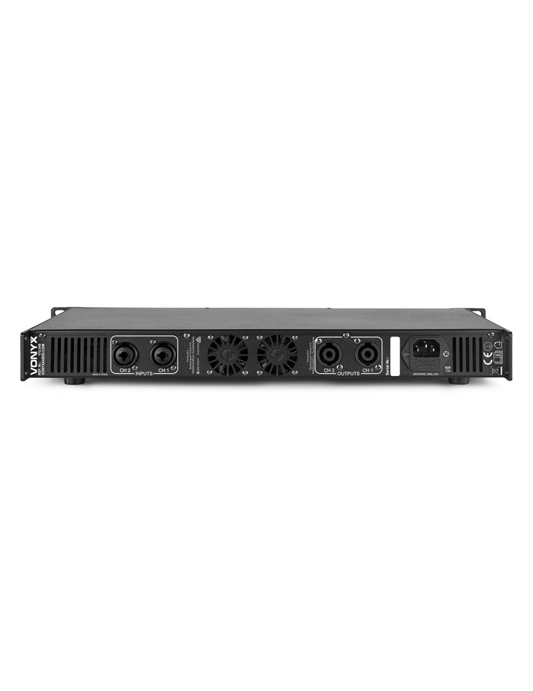 VDA1000 Amplificador PA 1U 2x 500W