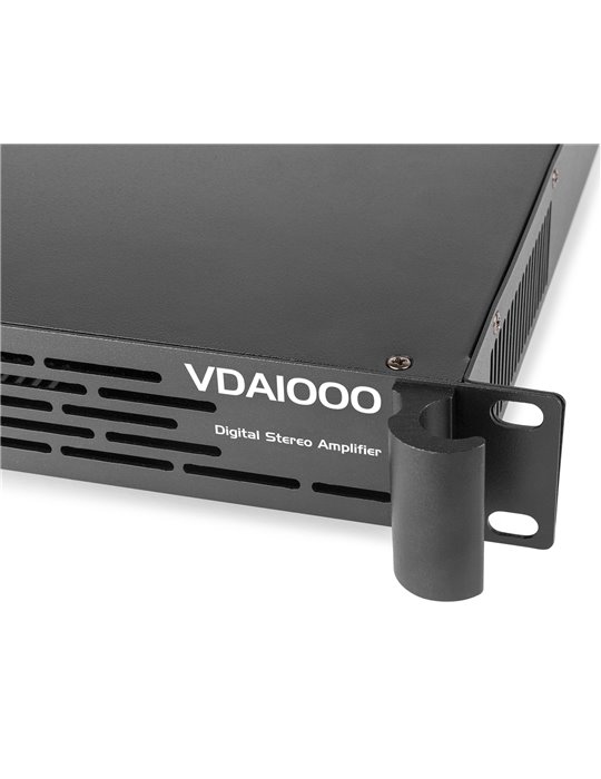 VDA1000 Amplificador PA 1U 2x 500W