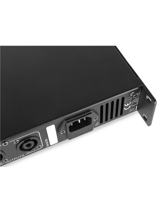 VDA1000 Amplificador PA 1U 2x 500W