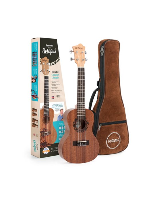 Ukelele Concierto Octopus Rosette UK-230C