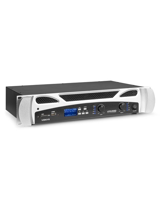 VPA300 Amplificador PA 2 x 150W Reproductor multimedia con BT