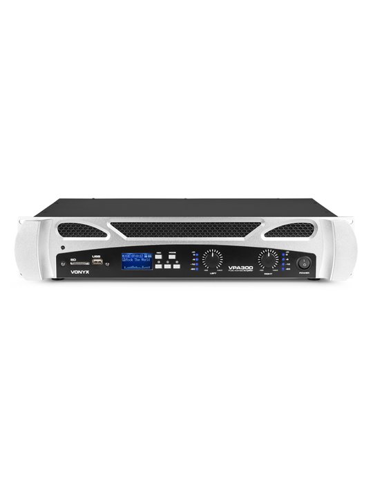 VPA300 Amplificador PA 2 x 150W Reproductor multimedia con BT