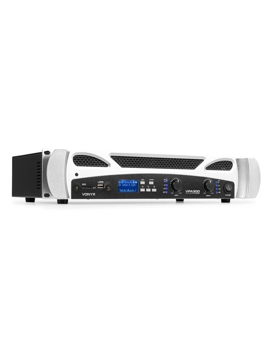VPA300 Amplificador PA 2 x 150W Reproductor multimedia con BT