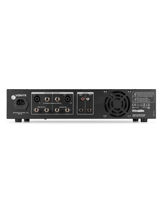 VPA300 Amplificador PA 2 x 150W Reproductor multimedia con BT