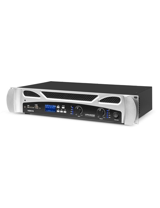 VPA600 PA Amplifier 2x 300W Reproductor multimedia con BT
