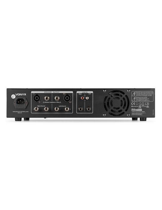 VPA600 PA Amplifier 2x 300W Reproductor multimedia con BT