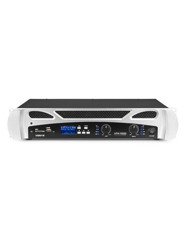 VPA1000 PA Amplifier 2x 500W Reproductor multimedia con BT 2
