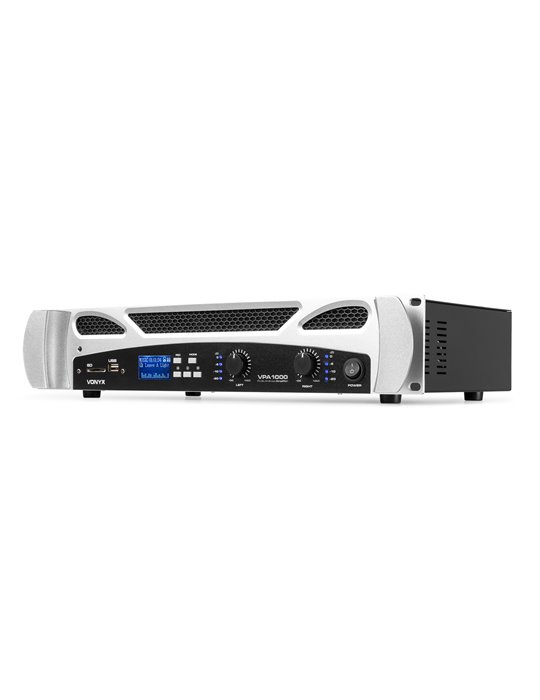 VPA1000 PA Amplifier 2x 500W Reproductor multimedia con BT