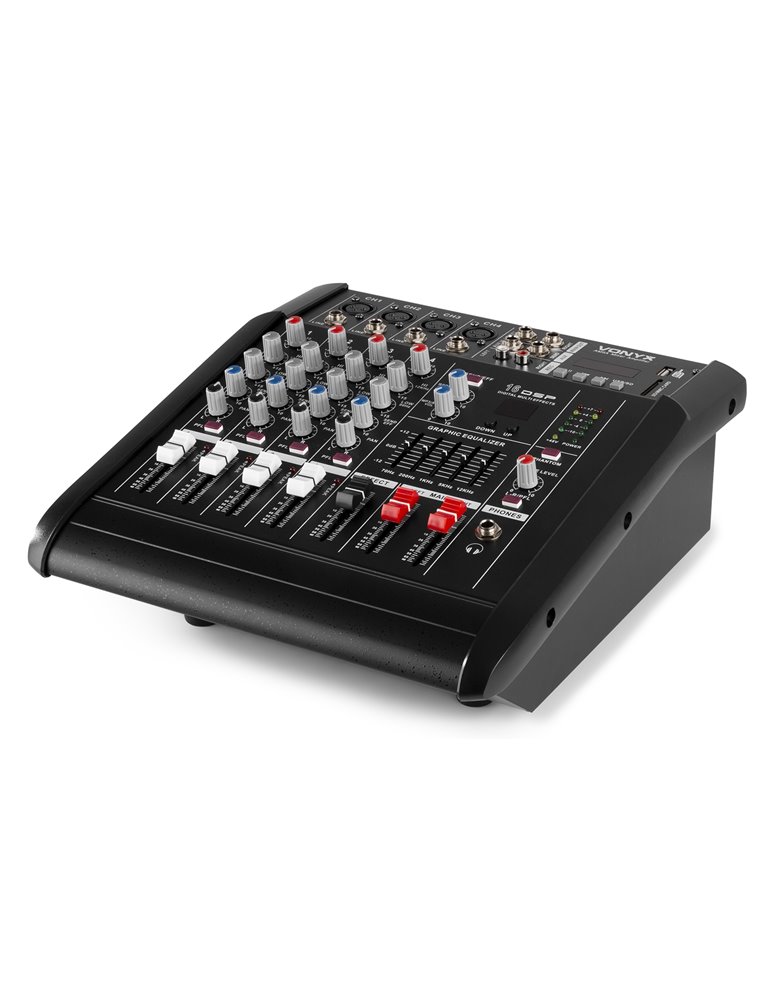 AM5A Mezclador de 5 canales con amplificador DSP/BT/SD/USB/MP3